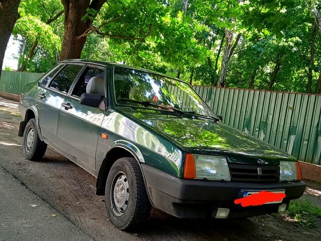 Зеленый ВАЗ 21099, объемом двигателя 1.5 л и пробегом 180 тыс. км за 1900 $, фото 1 на Automoto.ua