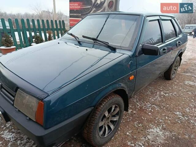 Зелений ВАЗ 21099, об'ємом двигуна 1.5 л та пробігом 180 тис. км за 1699 $, фото 1 на Automoto.ua