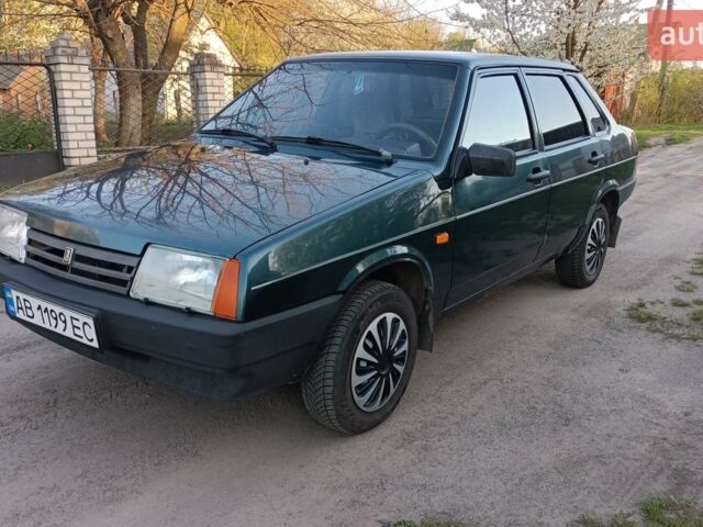 Зелений ВАЗ 21099, об'ємом двигуна 1.5 л та пробігом 220 тис. км за 1600 $, фото 1 на Automoto.ua