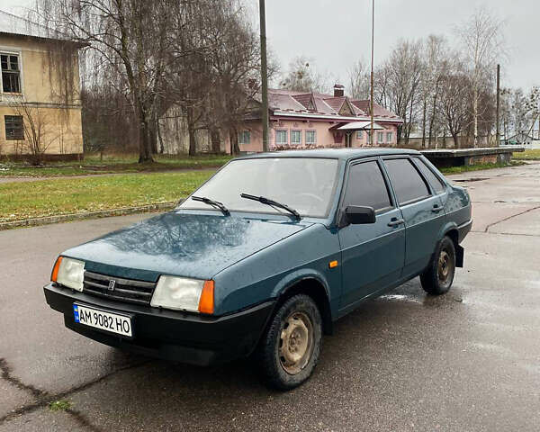 Зеленый ВАЗ 21099, объемом двигателя 1.6 л и пробегом 104 тыс. км за 2100 $, фото 1 на Automoto.ua
