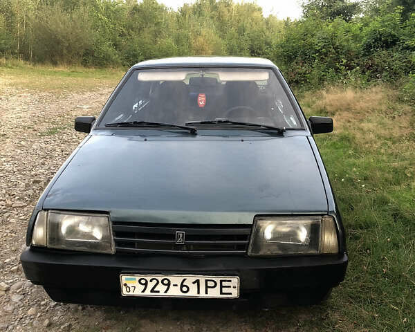Зеленый ВАЗ 21099, объемом двигателя 1.5 л и пробегом 205 тыс. км за 1200 $, фото 1 на Automoto.ua