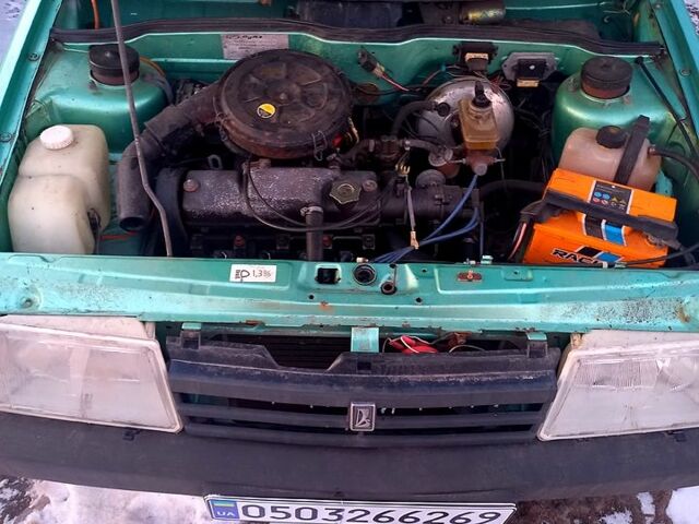 Зеленый ВАЗ 21099, объемом двигателя 1.5 л и пробегом 105 тыс. км за 1800 $, фото 1 на Automoto.ua