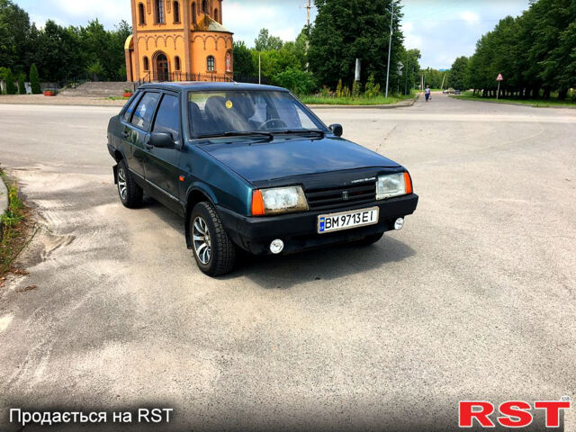 Зеленый ВАЗ 21099, объемом двигателя 1.5 л и пробегом 0 тыс. км за 1300 $, фото 1 на Automoto.ua