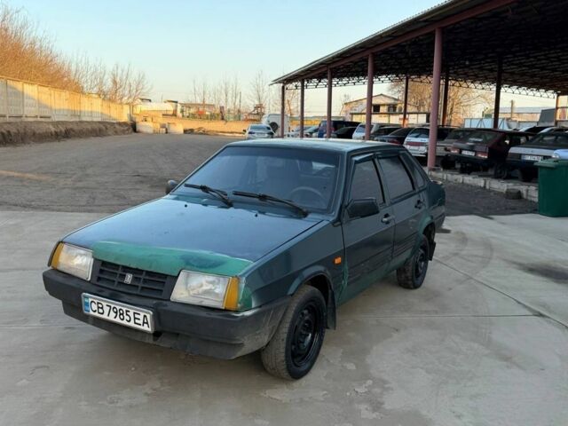 Зеленый ВАЗ 21099, объемом двигателя 1.5 л и пробегом 120 тыс. км за 452 $, фото 1 на Automoto.ua