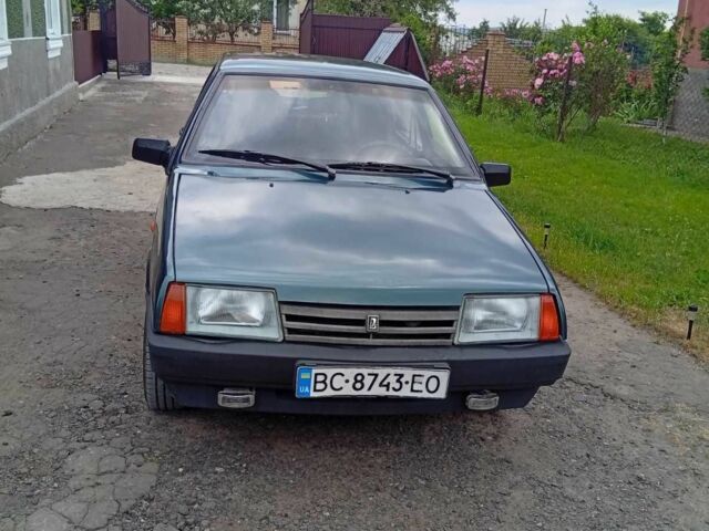 Зеленый ВАЗ 21099, объемом двигателя 1.5 л и пробегом 250 тыс. км за 1300 $, фото 1 на Automoto.ua