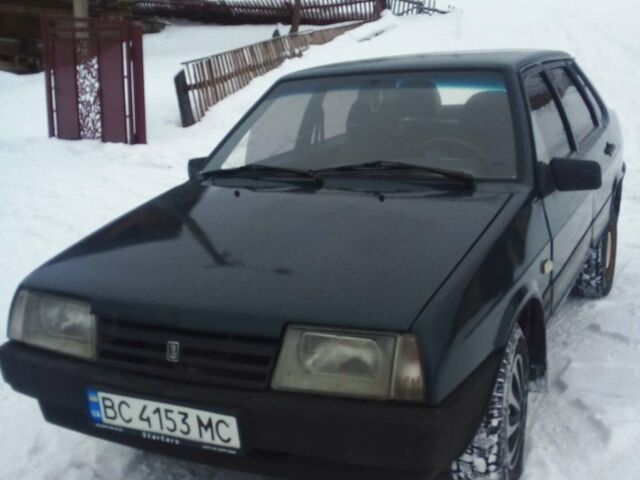 Зеленый ВАЗ 21099, объемом двигателя 1.5 л и пробегом 120 тыс. км за 2300 $, фото 1 на Automoto.ua