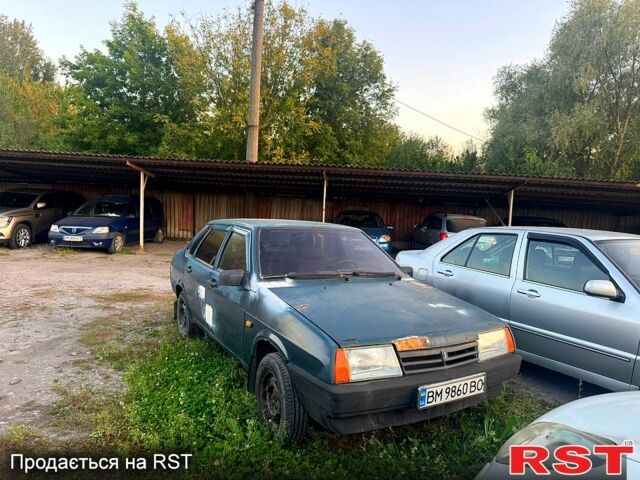 Зеленый ВАЗ 21099, объемом двигателя 1.5 л и пробегом 0 тыс. км за 1100 $, фото 1 на Automoto.ua