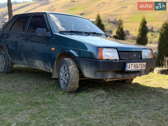 Зеленый ВАЗ 21099, объемом двигателя 1.5 л и пробегом 280 тыс. км за 1400 $, фото 1 на Automoto.ua
