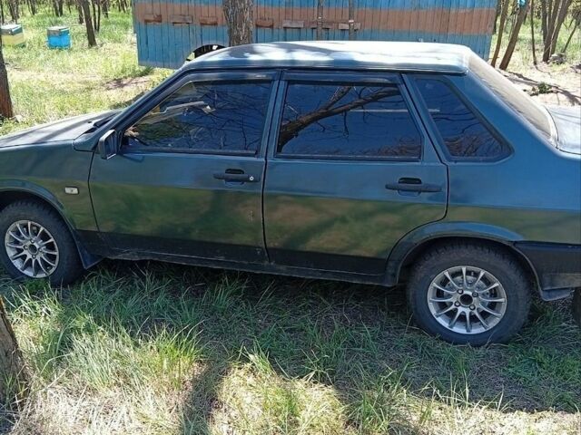 Зеленый ВАЗ 21099, объемом двигателя 1.5 л и пробегом 282 тыс. км за 1850 $, фото 1 на Automoto.ua