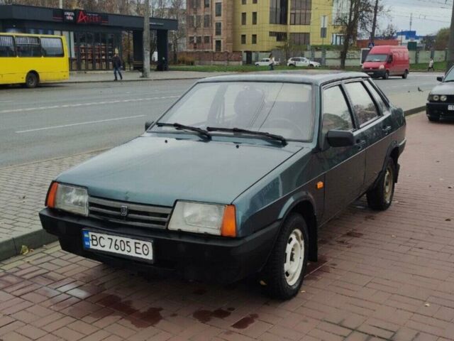 Зеленый ВАЗ 21099, объемом двигателя 1.5 л и пробегом 360 тыс. км за 1700 $, фото 1 на Automoto.ua