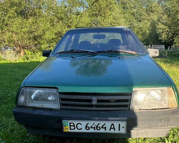Зеленый ВАЗ 21099, объемом двигателя 1.6 л и пробегом 280 тыс. км за 888 $, фото 1 на Automoto.ua