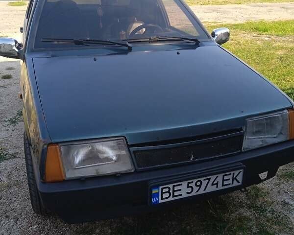 Зеленый ВАЗ 21099, объемом двигателя 1.5 л и пробегом 100 тыс. км за 1550 $, фото 1 на Automoto.ua
