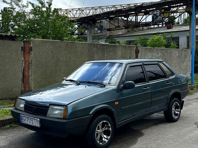 Зеленый ВАЗ 21099, объемом двигателя 1.5 л и пробегом 125 тыс. км за 1450 $, фото 1 на Automoto.ua