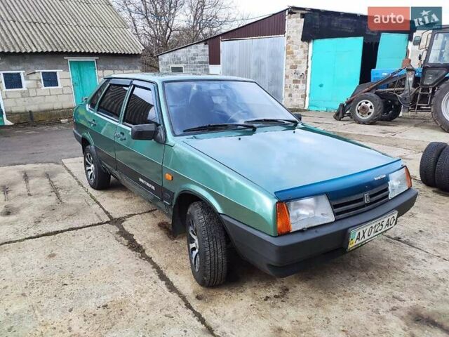 Зеленый ВАЗ 21099, объемом двигателя 1.5 л и пробегом 137 тыс. км за 2400 $, фото 1 на Automoto.ua