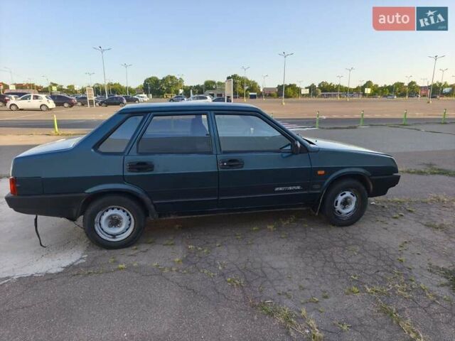 Зелений ВАЗ 21099, об'ємом двигуна 1.5 л та пробігом 90 тис. км за 1850 $, фото 1 на Automoto.ua