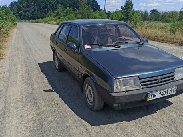 Зеленый ВАЗ 21099, объемом двигателя 0 л и пробегом 250 тыс. км за 650 $, фото 1 на Automoto.ua