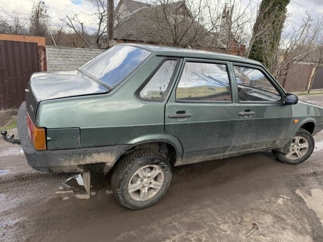 Зелений ВАЗ 21099, об'ємом двигуна 1.5 л та пробігом 200 тис. км за 980 $, фото 1 на Automoto.ua