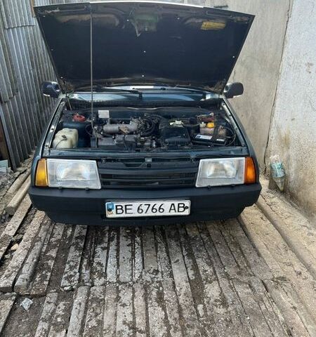 Зеленый ВАЗ 21099, объемом двигателя 1.6 л и пробегом 250 тыс. км за 1200 $, фото 1 на Automoto.ua