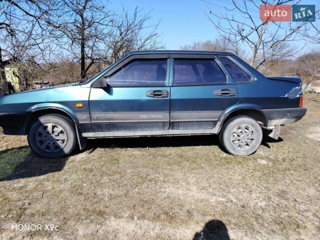Зелений ВАЗ 21099, об'ємом двигуна 1.5 л та пробігом 180 тис. км за 1000 $, фото 1 на Automoto.ua