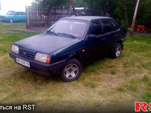 Зеленый ВАЗ 21099, объемом двигателя 1.7 л и пробегом 33 тыс. км за 1500 $, фото 1 на Automoto.ua