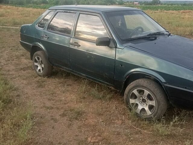 Зеленый ВАЗ 21099, объемом двигателя 0 л и пробегом 1000 тыс. км за 1000 $, фото 1 на Automoto.ua