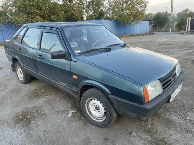 Зелений ВАЗ 21099, об'ємом двигуна 1.5 л та пробігом 278 тис. км за 912 $, фото 1 на Automoto.ua