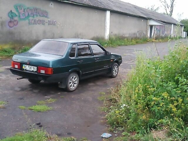 Зеленый ВАЗ 21099, объемом двигателя 1.5 л и пробегом 149 тыс. км за 1450 $, фото 1 на Automoto.ua