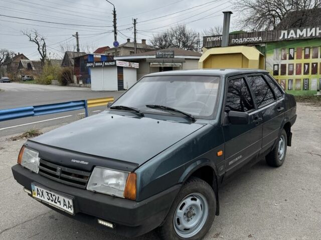 Зелений ВАЗ 21099, об'ємом двигуна 1.5 л та пробігом 185 тис. км за 1250 $, фото 1 на Automoto.ua