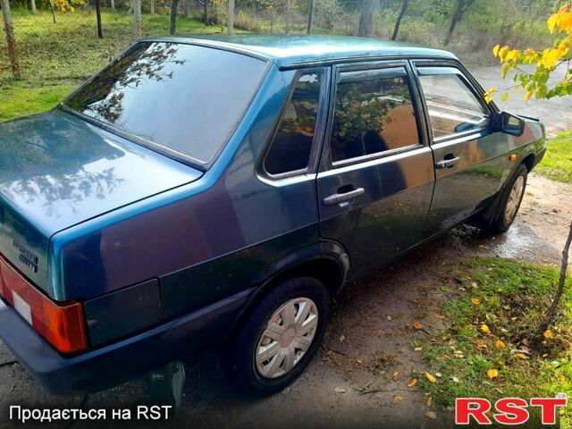 Зеленый ВАЗ 21099, объемом двигателя 1.5 л и пробегом 139 тыс. км за 1600 $, фото 1 на Automoto.ua