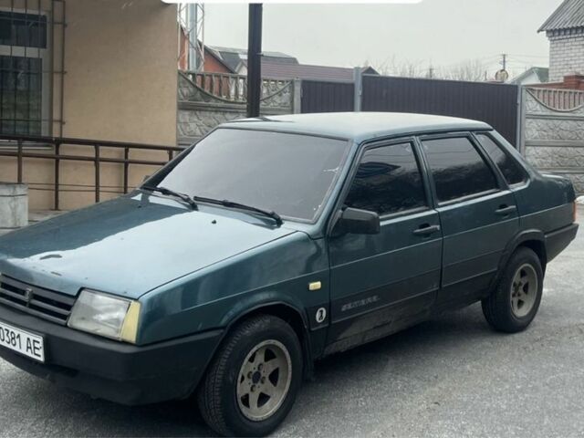 Зеленый ВАЗ 21099, объемом двигателя 1.6 л и пробегом 3 тыс. км за 800 $, фото 1 на Automoto.ua