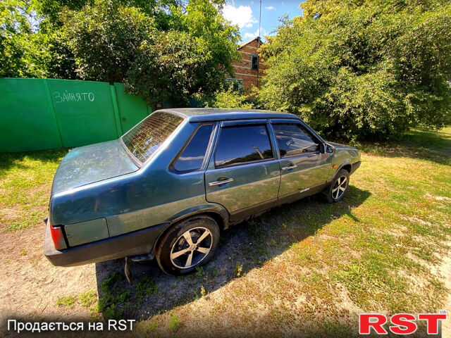 Зелений ВАЗ 21099, об'ємом двигуна 1.5 л та пробігом 169 тис. км за 1650 $, фото 1 на Automoto.ua