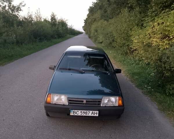 Зеленый ВАЗ 21099, объемом двигателя 1.5 л и пробегом 160 тыс. км за 2000 $, фото 1 на Automoto.ua