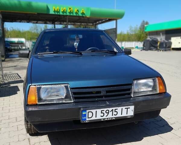 Зеленый ВАЗ 21099, объемом двигателя 1.5 л и пробегом 243 тыс. км за 1500 $, фото 1 на Automoto.ua