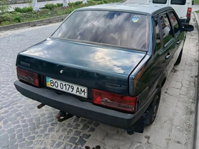 Зеленый ВАЗ 21099, объемом двигателя 1.5 л и пробегом 160 тыс. км за 1100 $, фото 1 на Automoto.ua