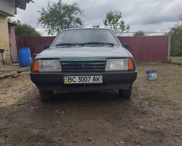 Зеленый ВАЗ 21099, объемом двигателя 1.5 л и пробегом 850 тыс. км за 950 $, фото 1 на Automoto.ua