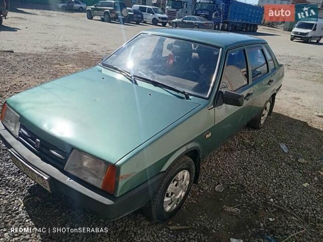 Зелений ВАЗ 21099, об'ємом двигуна 1.5 л та пробігом 186 тис. км за 1600 $, фото 1 на Automoto.ua