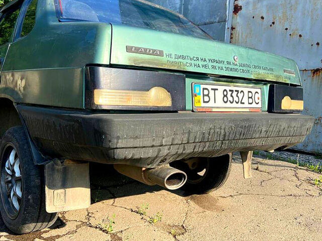 Зеленый ВАЗ 21099, объемом двигателя 1.5 л и пробегом 200 тыс. км за 1500 $, фото 1 на Automoto.ua