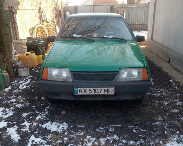 Зеленый ВАЗ 21099, объемом двигателя 1.5 л и пробегом 184 тыс. км за 1400 $, фото 1 на Automoto.ua