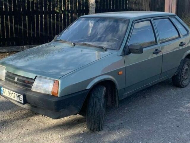 Зеленый ВАЗ 21099, объемом двигателя 1.5 л и пробегом 240 тыс. км за 2500 $, фото 1 на Automoto.ua