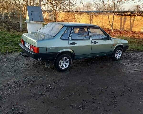Зеленый ВАЗ 21099, объемом двигателя 1.6 л и пробегом 120 тыс. км за 2200 $, фото 1 на Automoto.ua