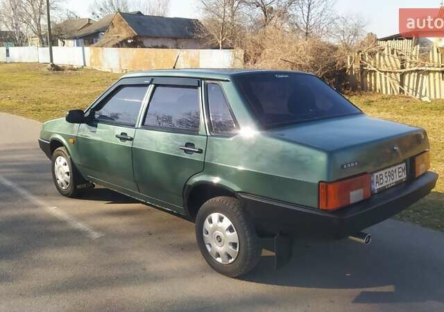 Зелений ВАЗ 21099, об'ємом двигуна 1.6 л та пробігом 180 тис. км за 1999 $, фото 1 на Automoto.ua