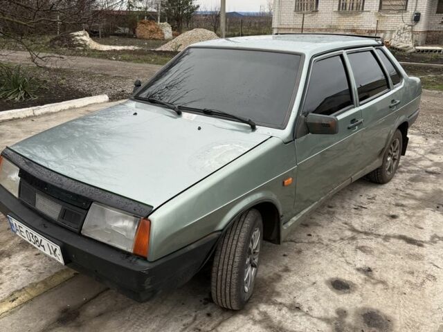 Зеленый ВАЗ 21099, объемом двигателя 1.6 л и пробегом 233 тыс. км за 1650 $, фото 1 на Automoto.ua