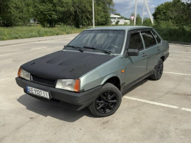 Зеленый ВАЗ 21099, объемом двигателя 1.6 л и пробегом 254 тыс. км за 1300 $, фото 1 на Automoto.ua