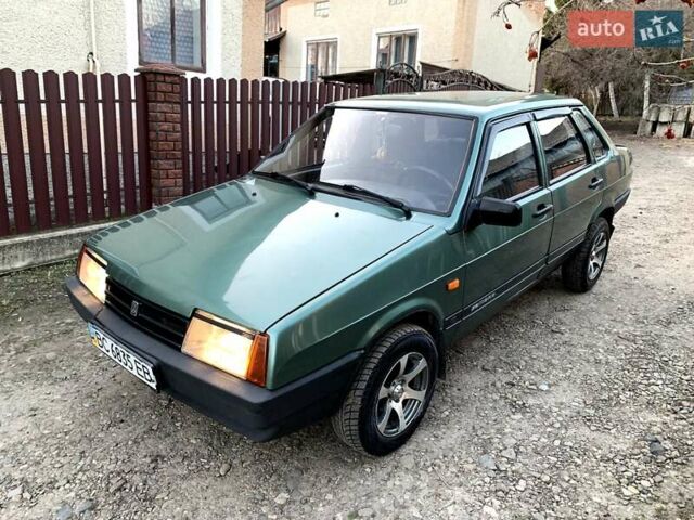 Зеленый ВАЗ 21099, объемом двигателя 1.6 л и пробегом 210 тыс. км за 1850 $, фото 1 на Automoto.ua