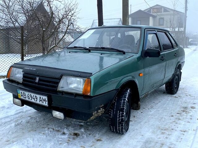 Зелений ВАЗ 21099, об'ємом двигуна 1.5 л та пробігом 290 тис. км за 1600 $, фото 1 на Automoto.ua