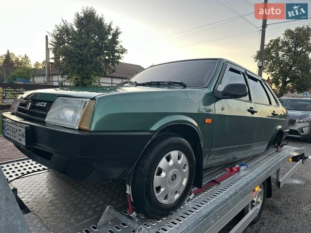 Зелений ВАЗ 21099, об'ємом двигуна 1.6 л та пробігом 189 тис. км за 599 $, фото 1 на Automoto.ua