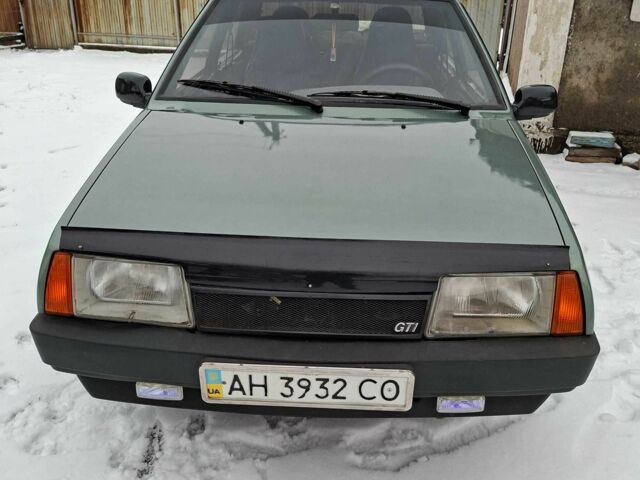 Зеленый ВАЗ 21099, объемом двигателя 1.6 л и пробегом 150 тыс. км за 2510 $, фото 1 на Automoto.ua