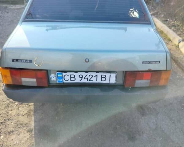 Зеленый ВАЗ 21099, объемом двигателя 1.6 л и пробегом 153 тыс. км за 1250 $, фото 1 на Automoto.ua