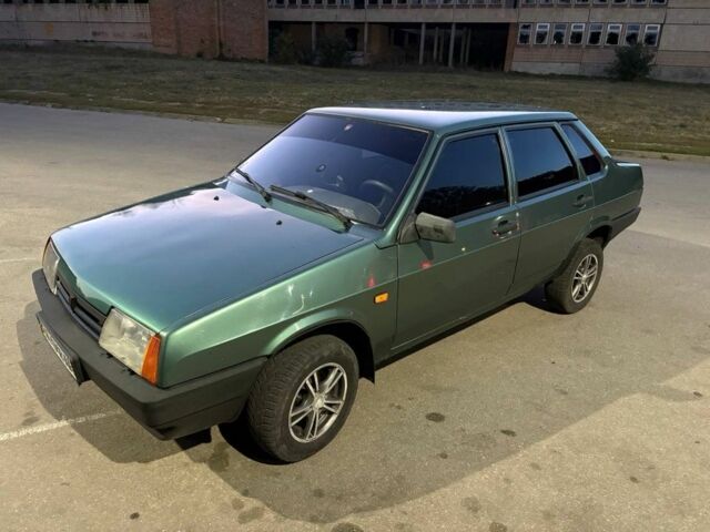 Зелений ВАЗ 21099, об'ємом двигуна 1.6 л та пробігом 227 тис. км за 1950 $, фото 1 на Automoto.ua