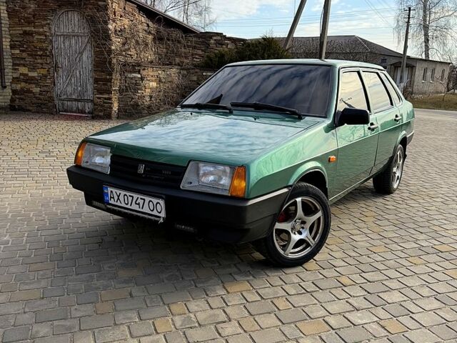 Зеленый ВАЗ 21099, объемом двигателя 1.6 л и пробегом 160 тыс. км за 2500 $, фото 1 на Automoto.ua